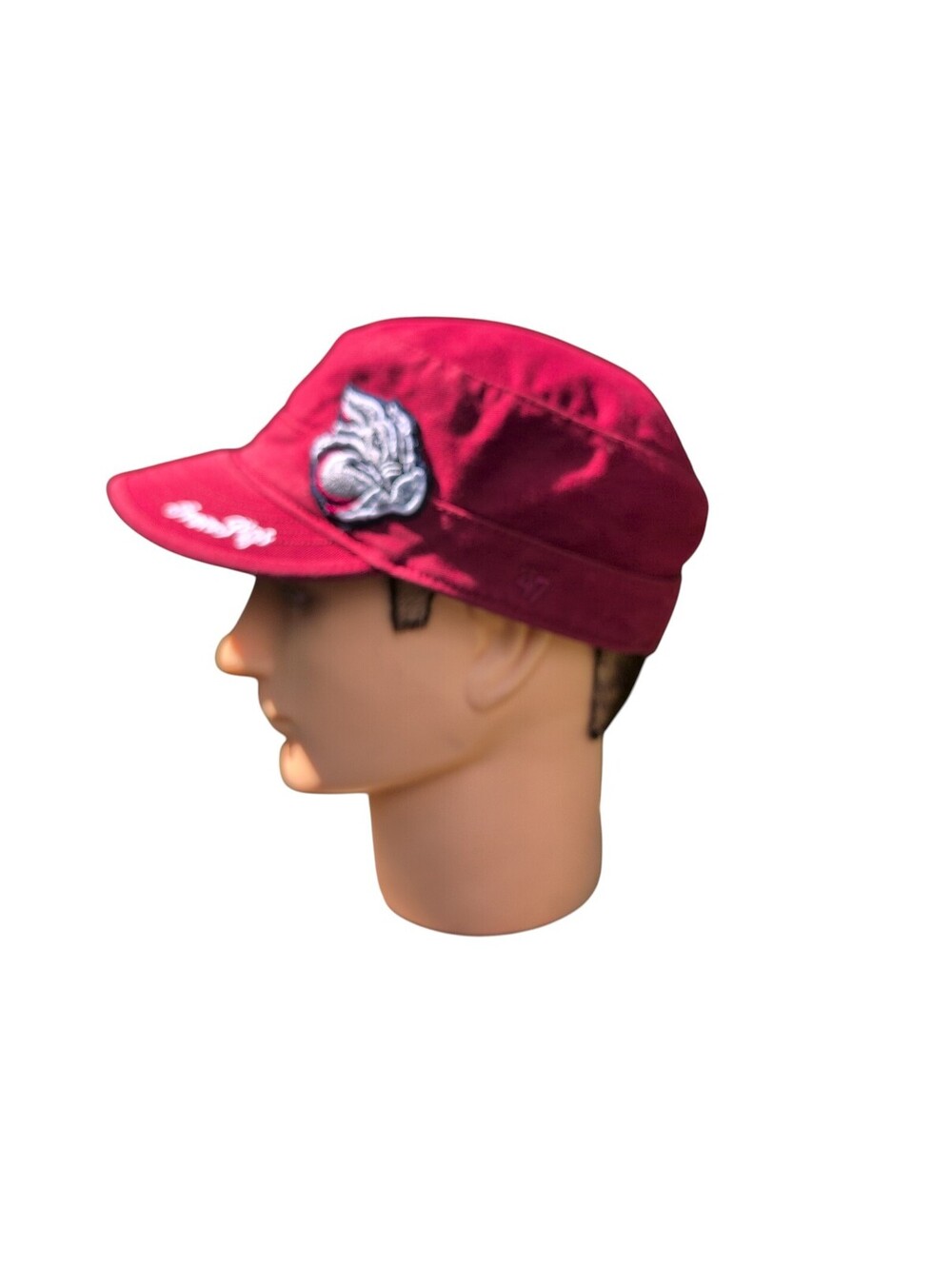 '47 Lehigh Valley PA Iron Pigs Baseball Womens Red Adjustable Cadet Cap Hat